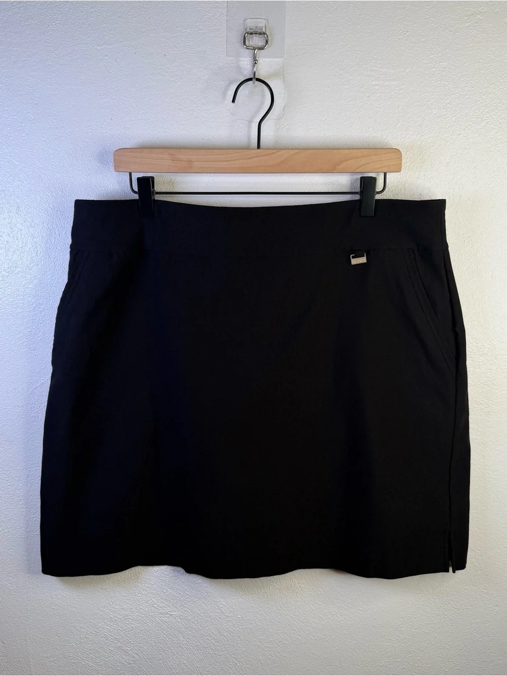 EP Pro (EP NY) Women's Black Pull-on Stretch Golf Skort Activewear Size 18